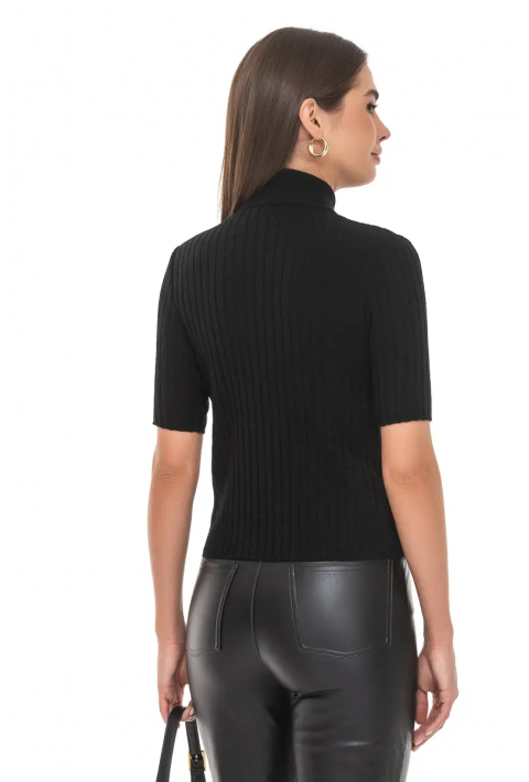 Knit pullover Black