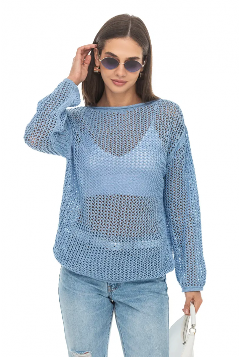 Openwork Knit Sweater