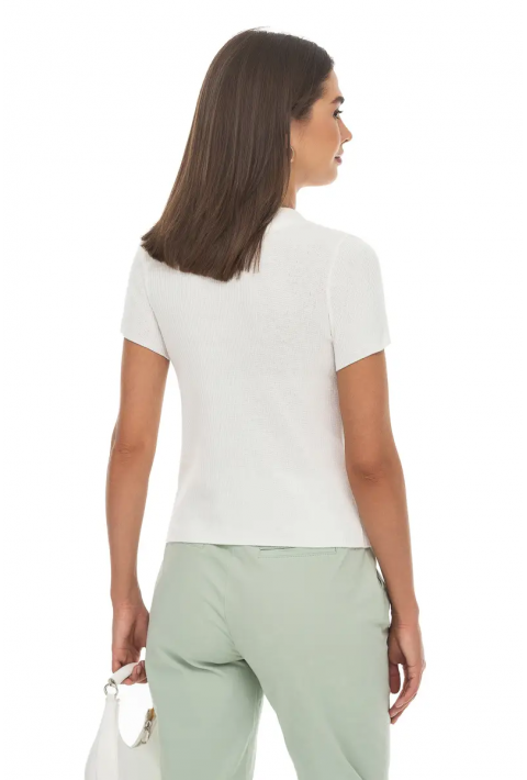 Knit T-Shirt Creme