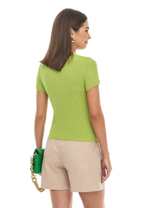 Knit T-Shirt  Light green