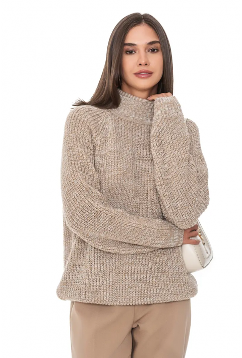 Loose Knit Sweater Beige