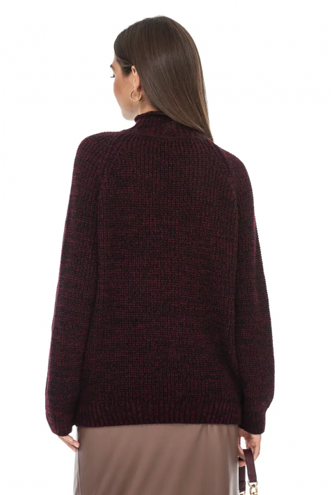 Loose Knit Sweater Bordeaux