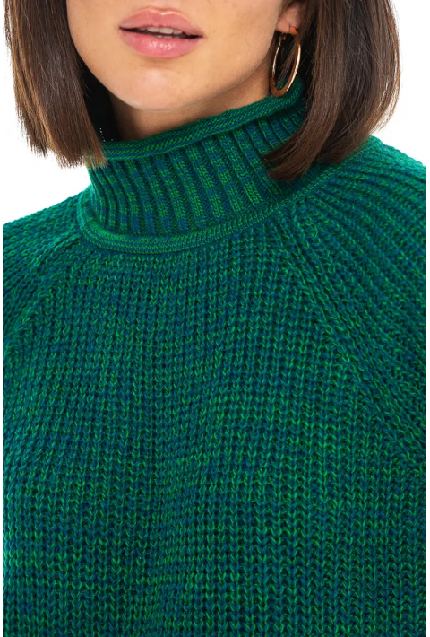 Loose Knit Sweater Dark green