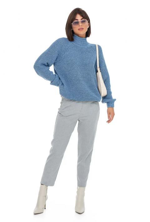 Loose Knit Sweater Blue