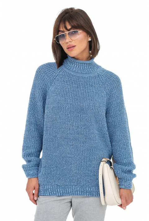 Loose Knit Sweater Blue