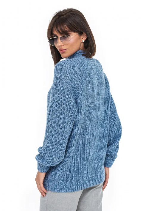 Loose Knit Sweater Blue