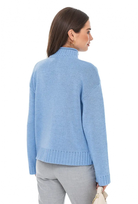 Oversize Knit Sweater Light blue