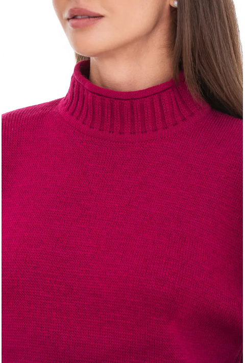 Oversize Knit Sweater Red