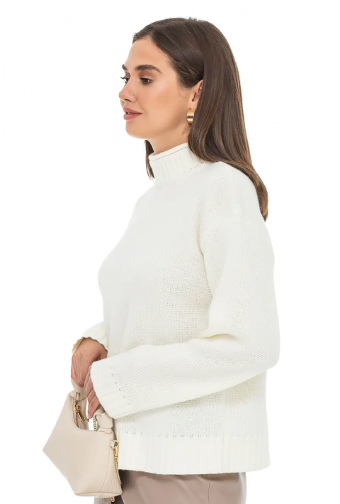 Oversize Knit Sweater Cream