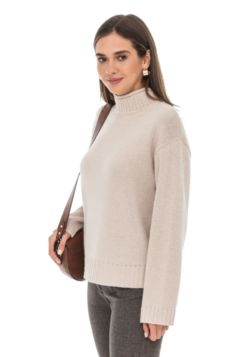 Oversize Knit Sweater Rose