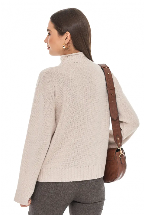 Oversize Knit Sweater Rose