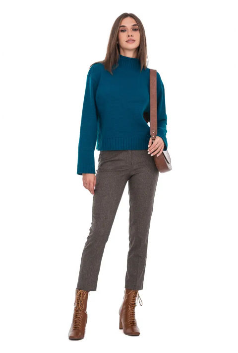 Oversize Knit Sweater Sailor blue