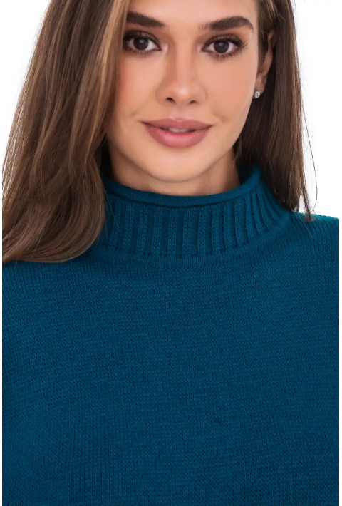 Oversize Knit Sweater Sailor blue