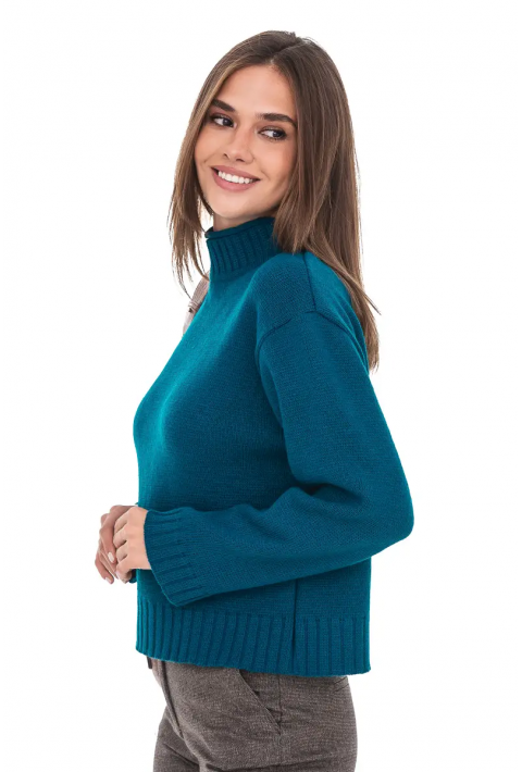 Oversize Knit Sweater Sailor blue