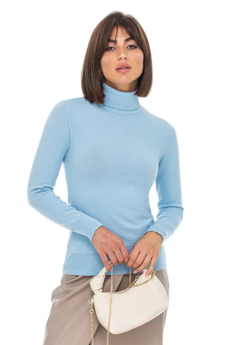 T-neck Knit Jumper