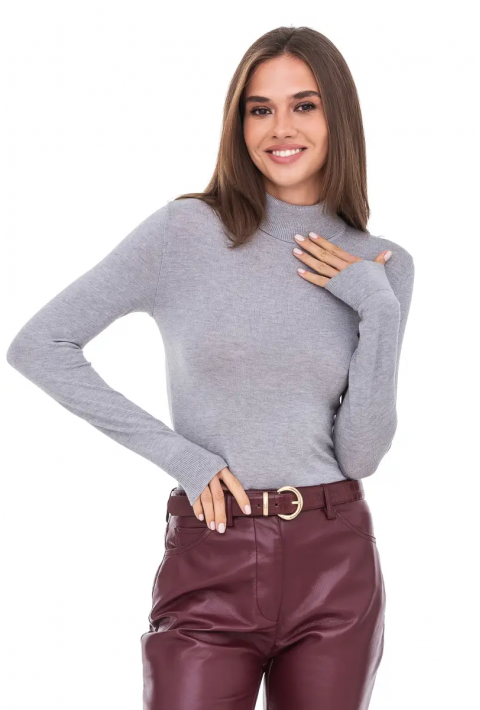 T-neck Knit Jumper