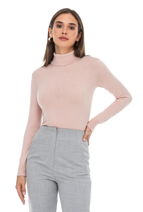 T-neck Knit Jumper