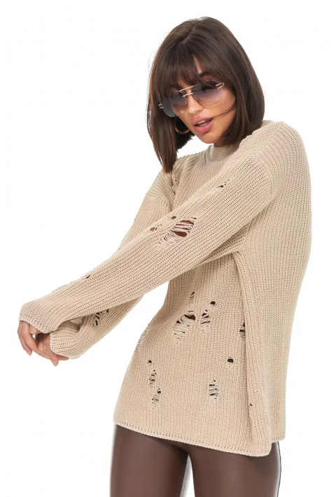  Knit Sweater Beige
