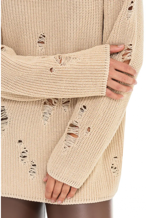  Knit Sweater Beige
