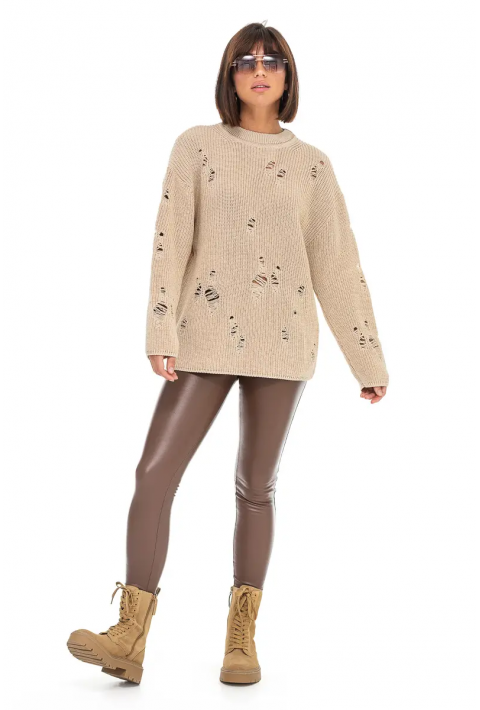  Knit Sweater Beige