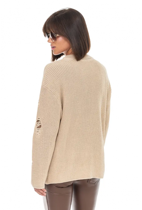  Knit Sweater Beige