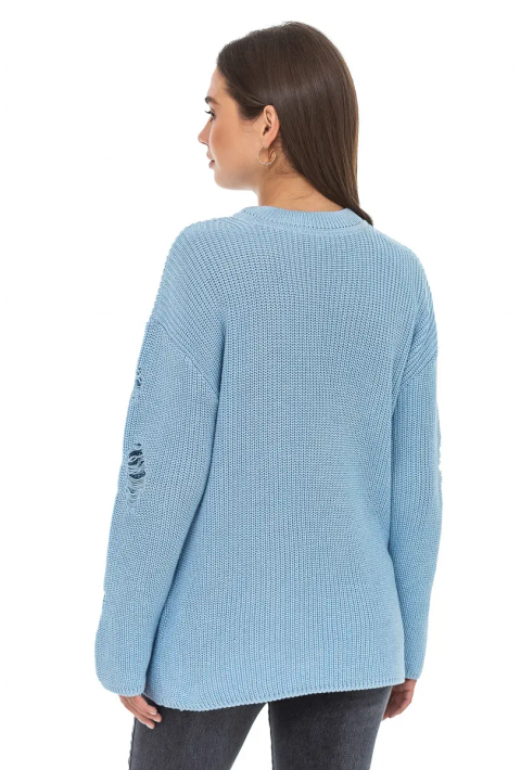  Knit Sweater Light blue