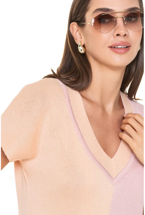 Knit T-Shirt Rose