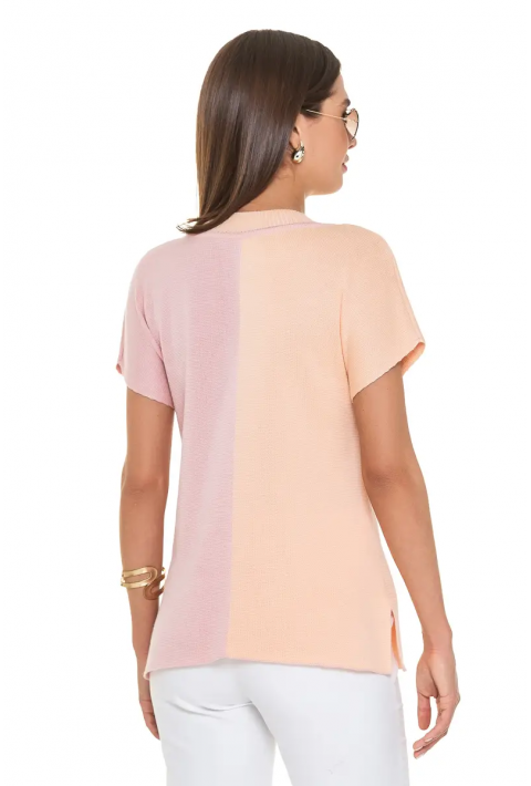 Knit T-Shirt Rose