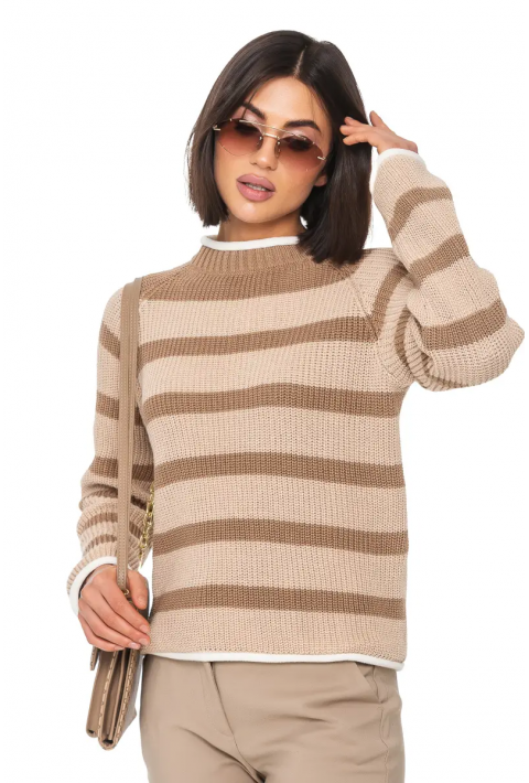 T-neck Knit Jumper