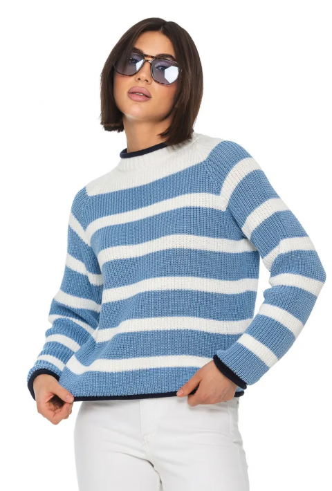 T-neck Knit Jumper