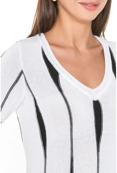 Knit T-Shirt  Black