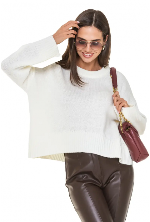 Oversize Knit Sweater Cream