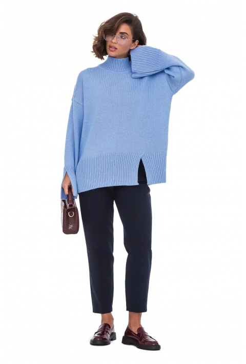 Oversize Knit Sweater Light blue