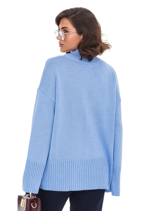 Oversize Knit Sweater Light blue