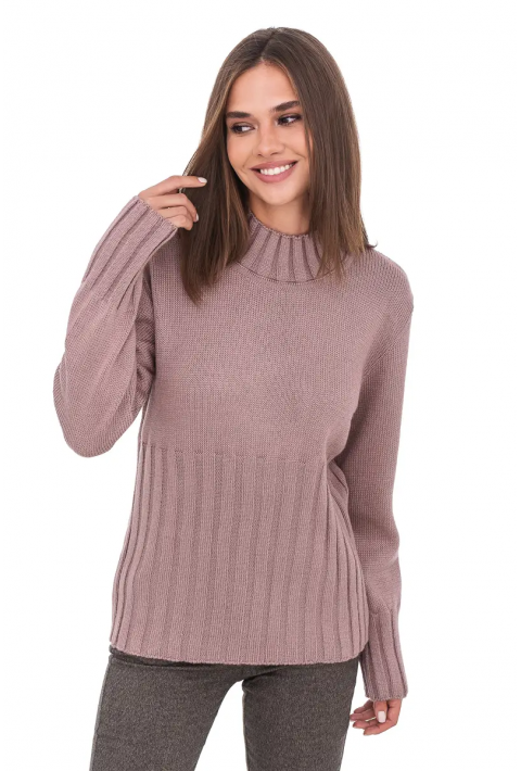 T-neck Knit Jumper