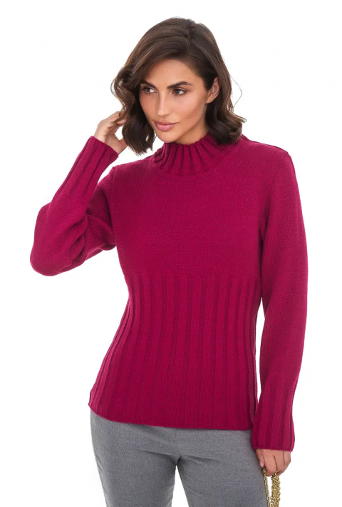 T-neck Knit Jumper
