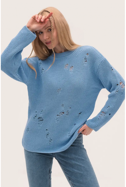  Knit Sweater Eco Collection Lyseblå
