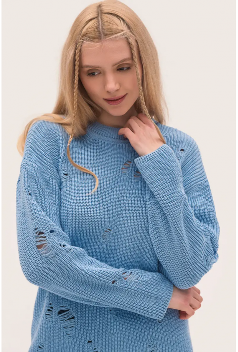  Knit Sweater Eco Collection Lyseblå