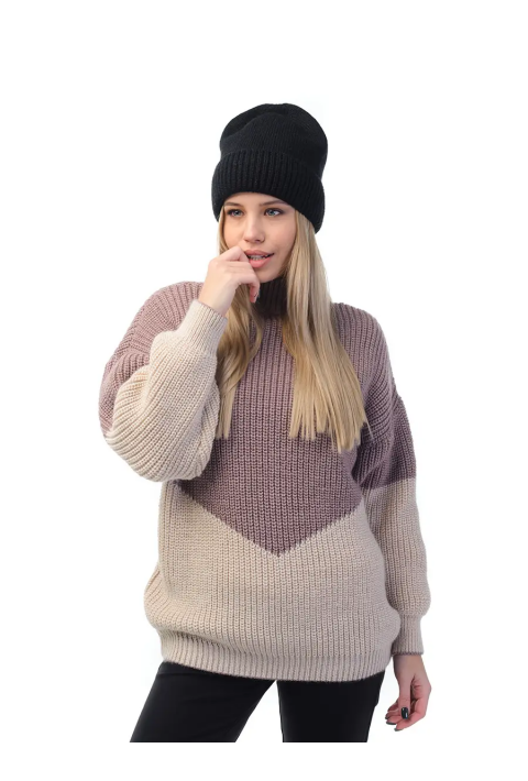 Wool Knit Hat Black