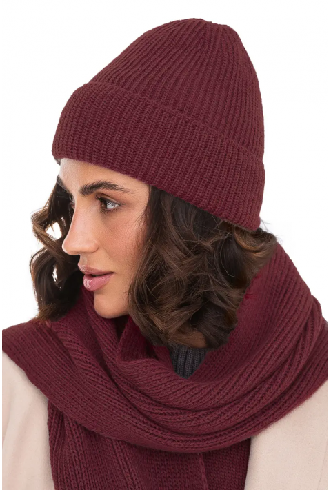 Knit Hat Bordeaux