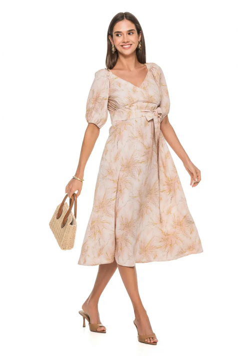 Knit Dress Beige