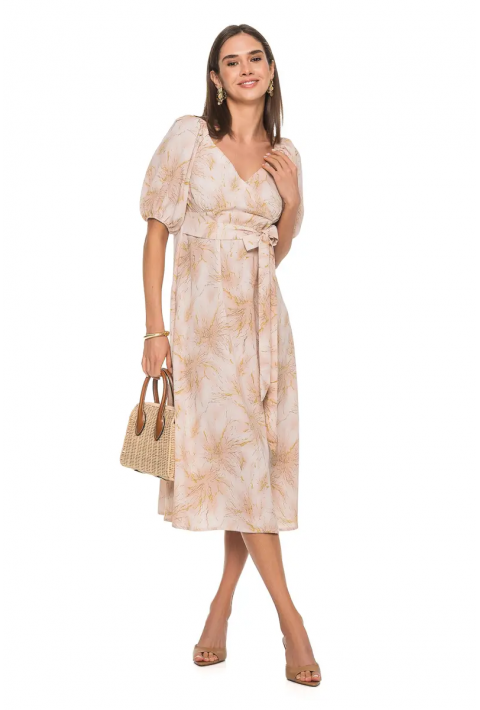 Knit Dress Beige