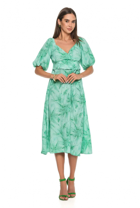 Knit Dress Green