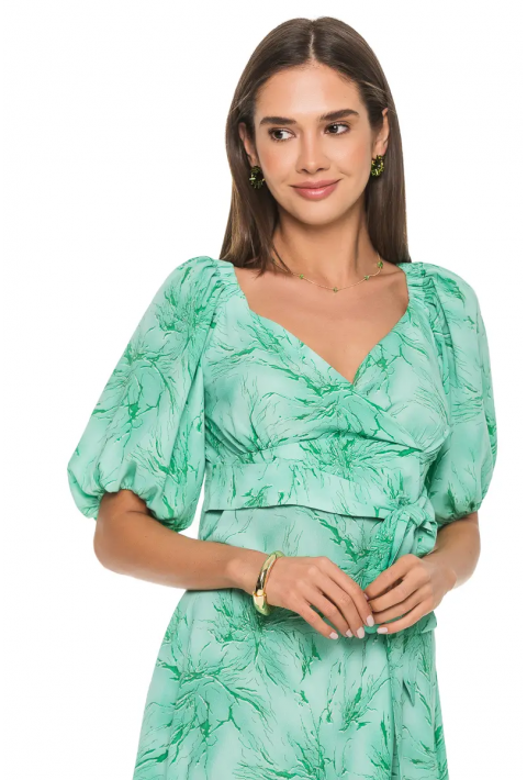 Knit Dress Green
