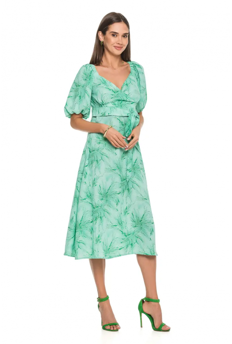 Knit Dress Green