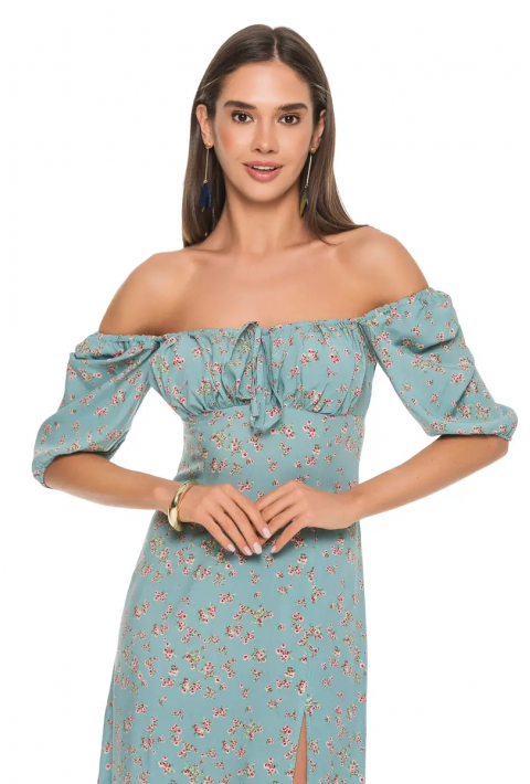 Knit Dress Green