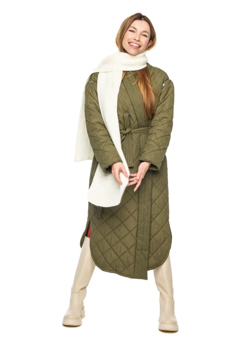 Wool Knit Scarve Milk