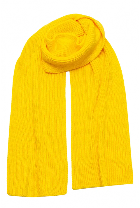 Wool Knit Scarve Yellow
