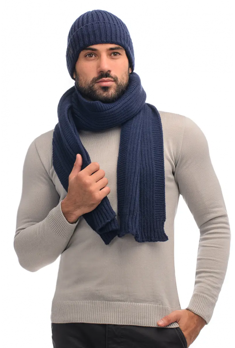 Wool Knit Hat and Scarve