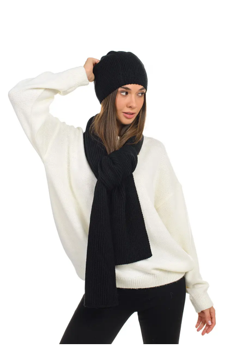Wool Knit Hat and Scarve